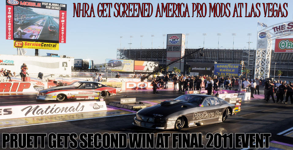 NHRA Pro Mods at Las Vegas - Pruett gets second win at final 2011 event