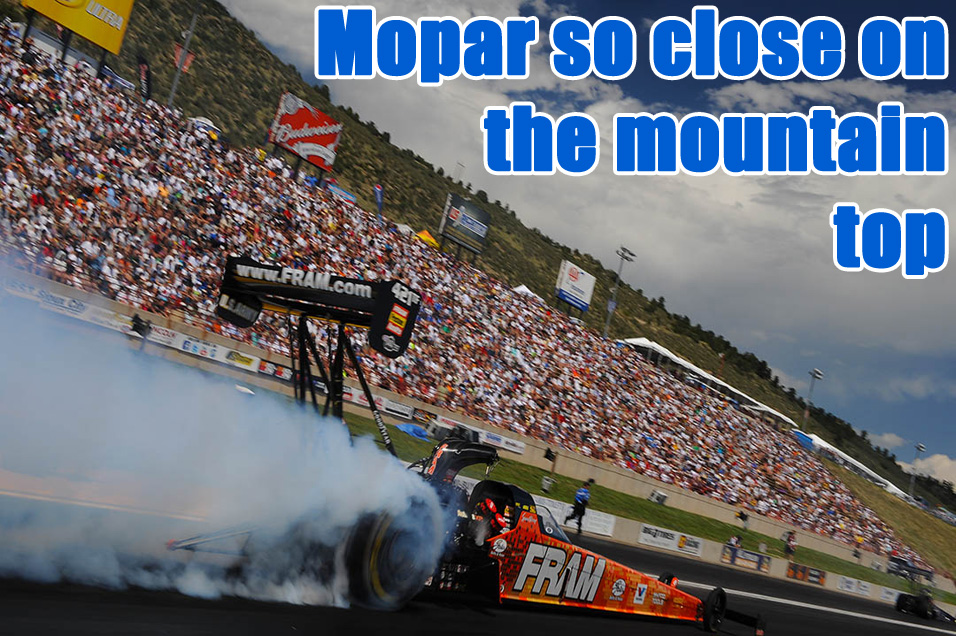 Mopar so close on the mountain top