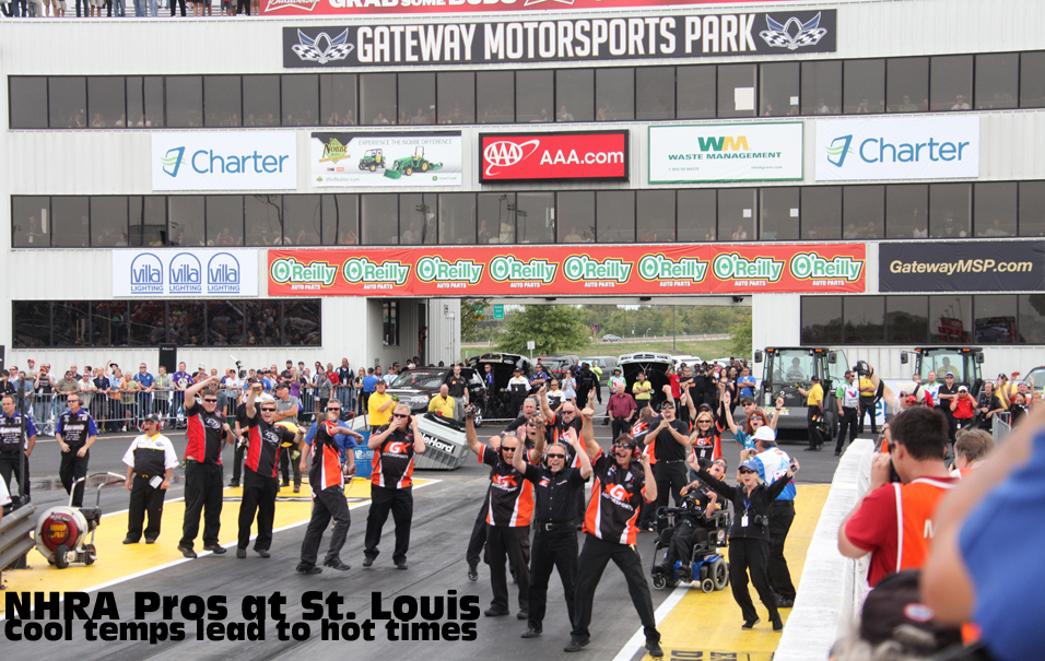 NHRA Pros at St. Louis - Cool temps lead to hot times