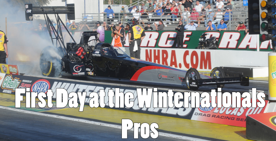 First Day at the Winternationals - Pros 