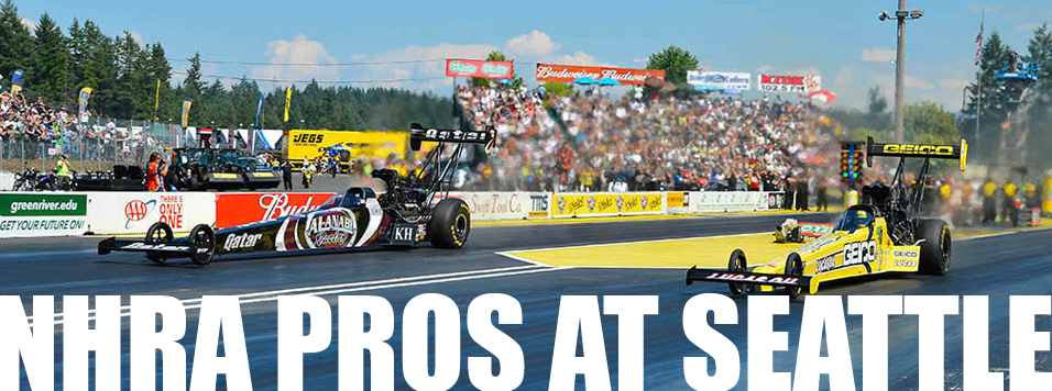 NHRA pros at Seattle