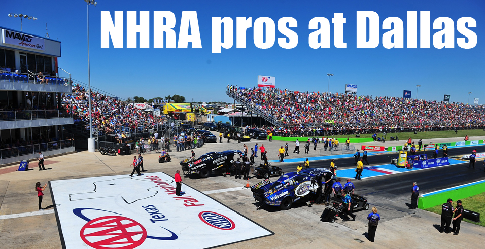 NHRA pros at Dallas